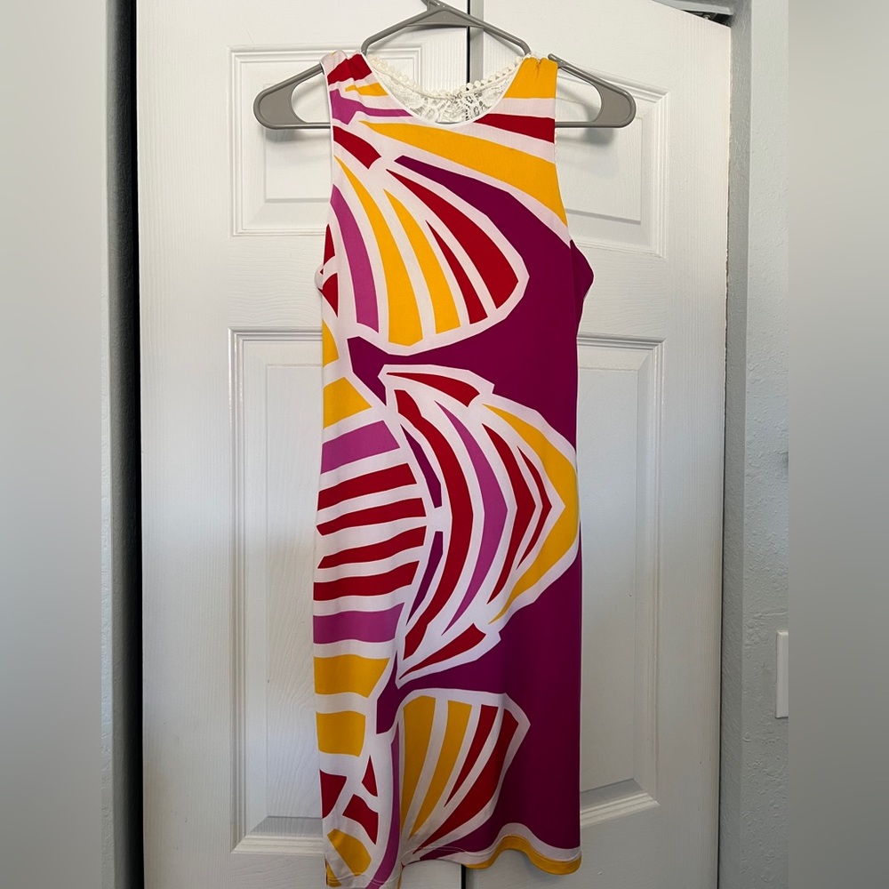 Analili Vibrant Multicolor Sleeveless Dress